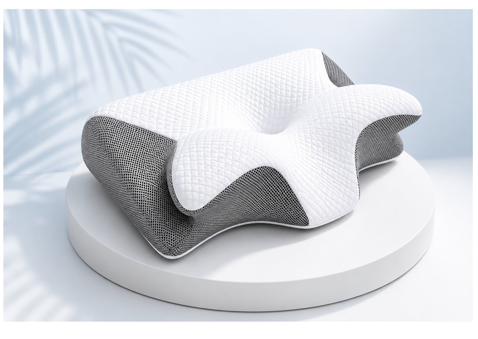 Dolvea ergonomisches Nackenkissen mit Memory-Foam und Wellenform, Produktansicht