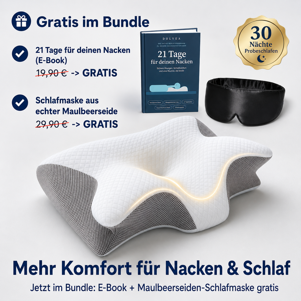 Das Dolvea Nackenstützkissen